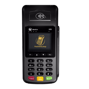 نمای جلویی دستگاه POS MoreFun H9 با صفحه نمایش رنگی و کیبورد فیزیکی